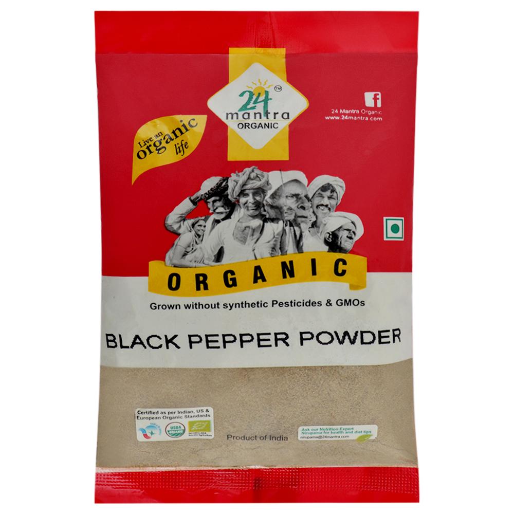 24 Mantra Organic Black Pepper Powder 100 g