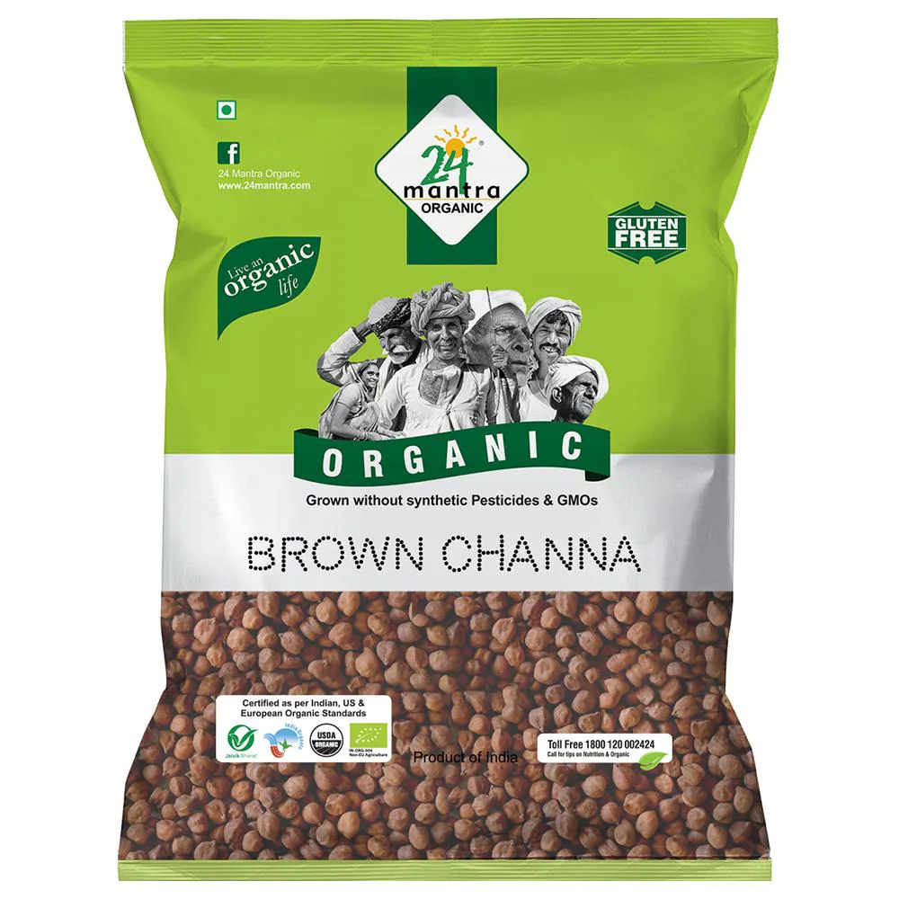 24 Mantra Organic Brown Chana 500 g