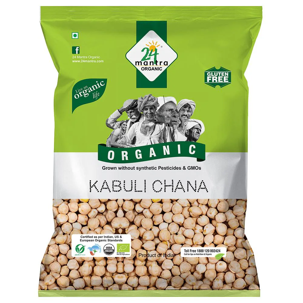 24 Mantra Organic Kabuli Chana 500 g