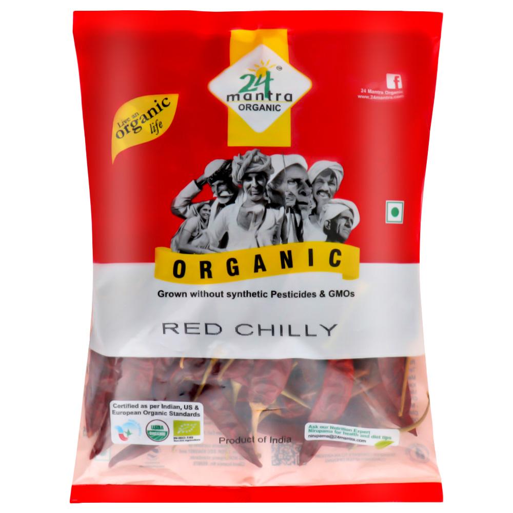 24 Mantra Organic Red Chilly 100 g