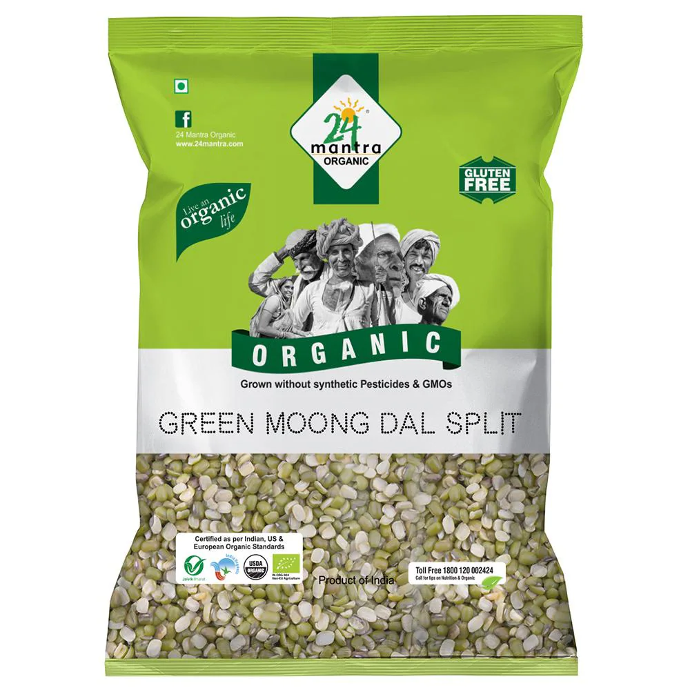 24 Mantra Organic Split Moong 500 g