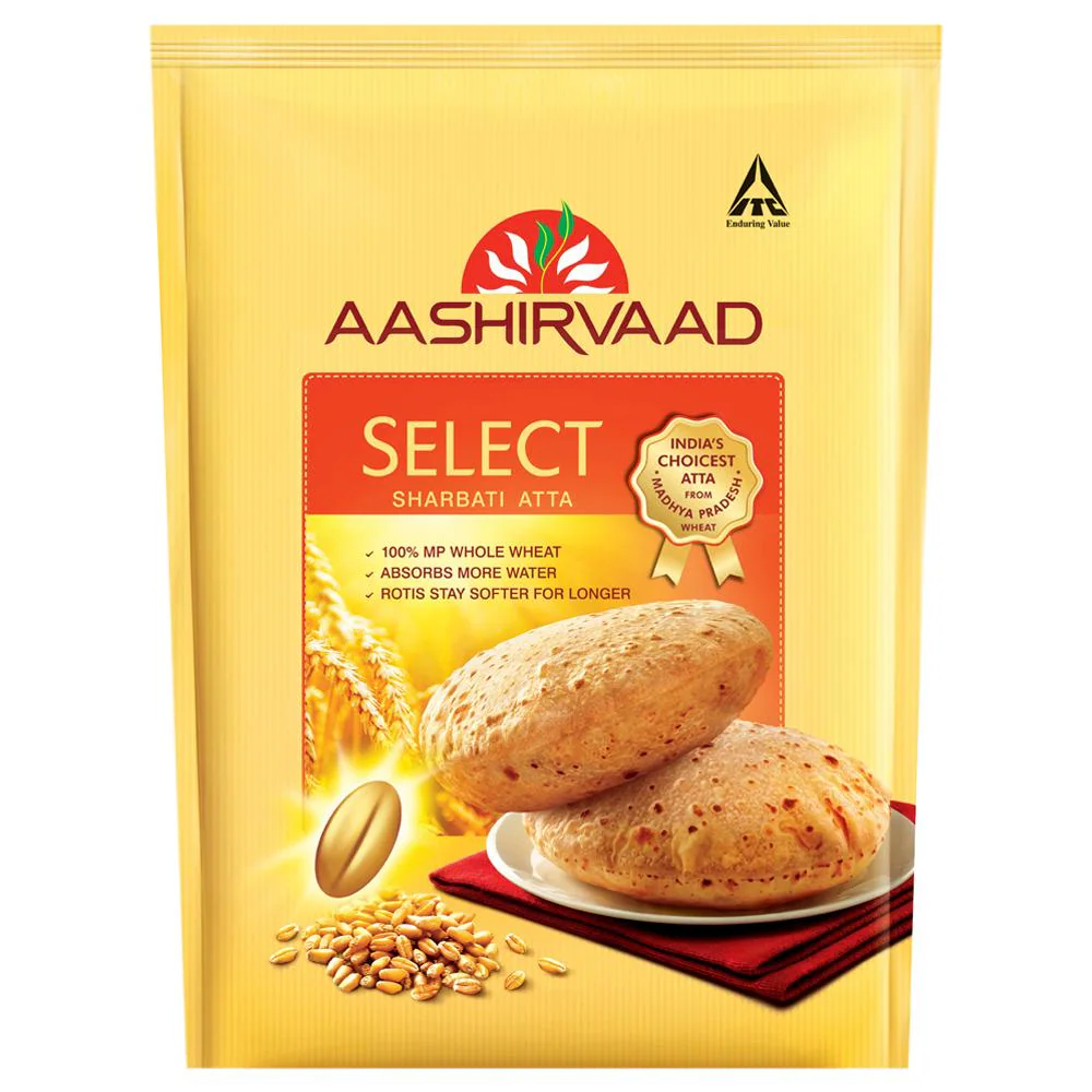 Aashirvaad Select Sharbati Whole Wheat Atta 5 kg
