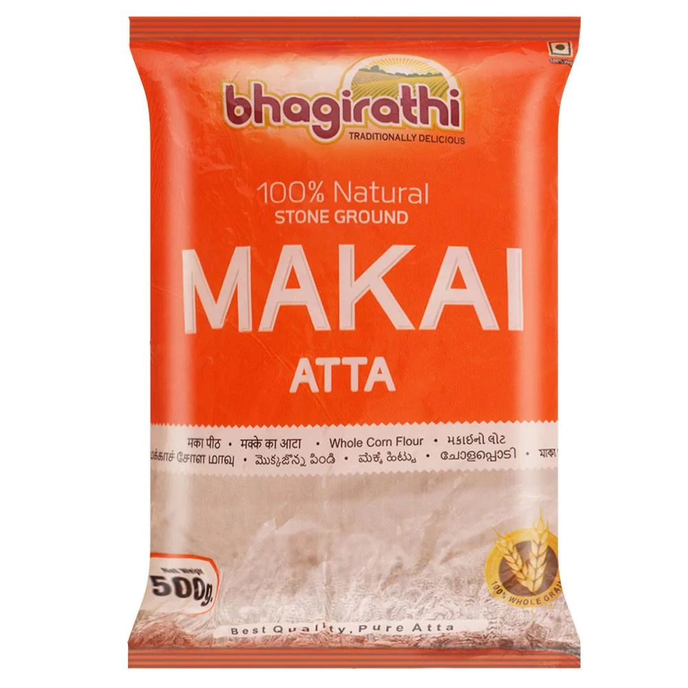Bhagirathi Natural Stone Ground Makki Peeth / Atta 500 g