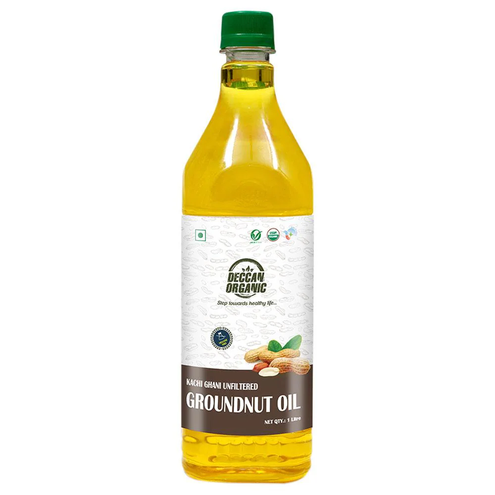 Deccan Organic Groundnut Oil 1 L