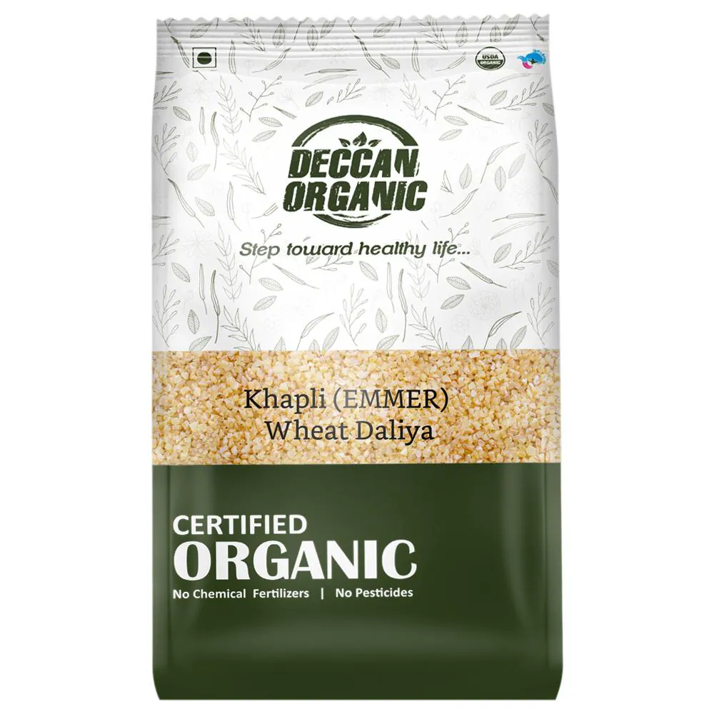 Deccan Organic Khapli Wheat Daliya 500 g