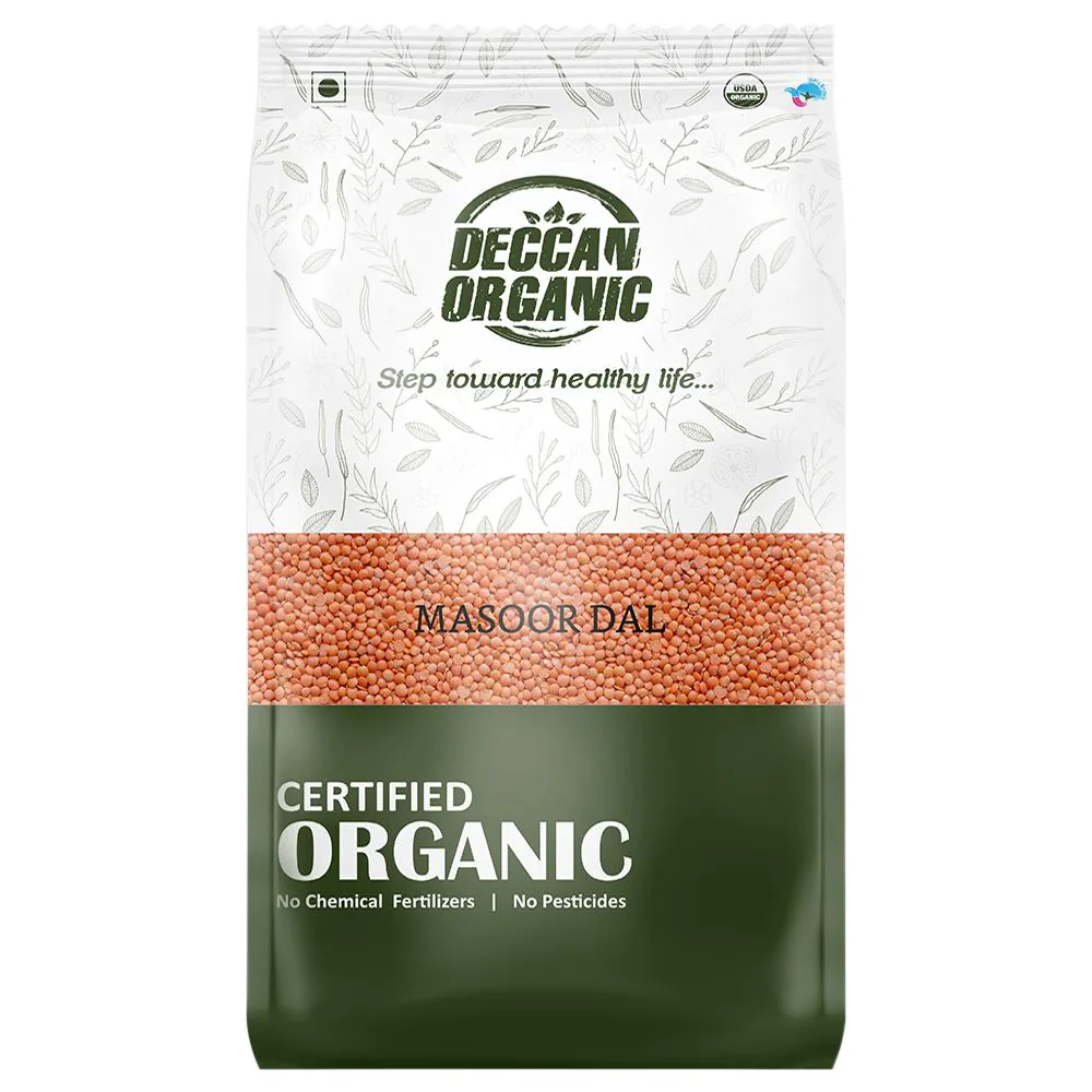 Deccan Organic Masoor Dal 500 g