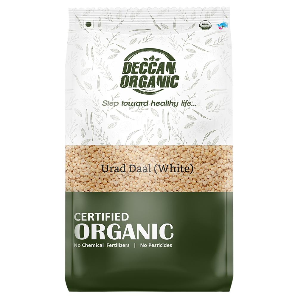 Deccan Organic White Urad Dal 500 g