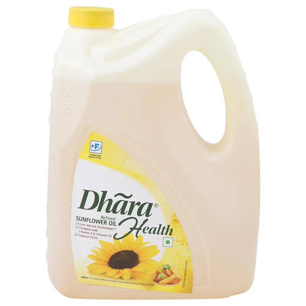 Dhara Refined Sunflower Oil 5 L