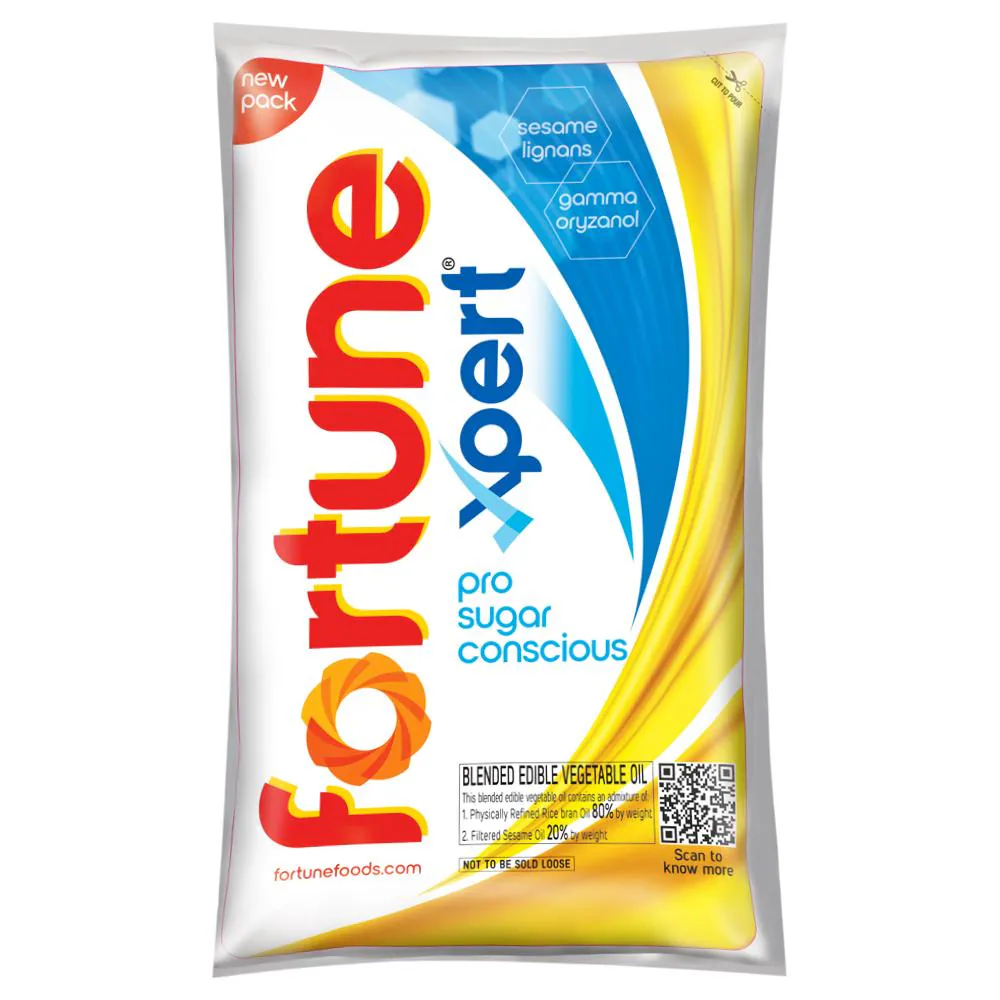 Fortune Xpert Pro Sugar Conscious Blended Vegetable Oil 1 L