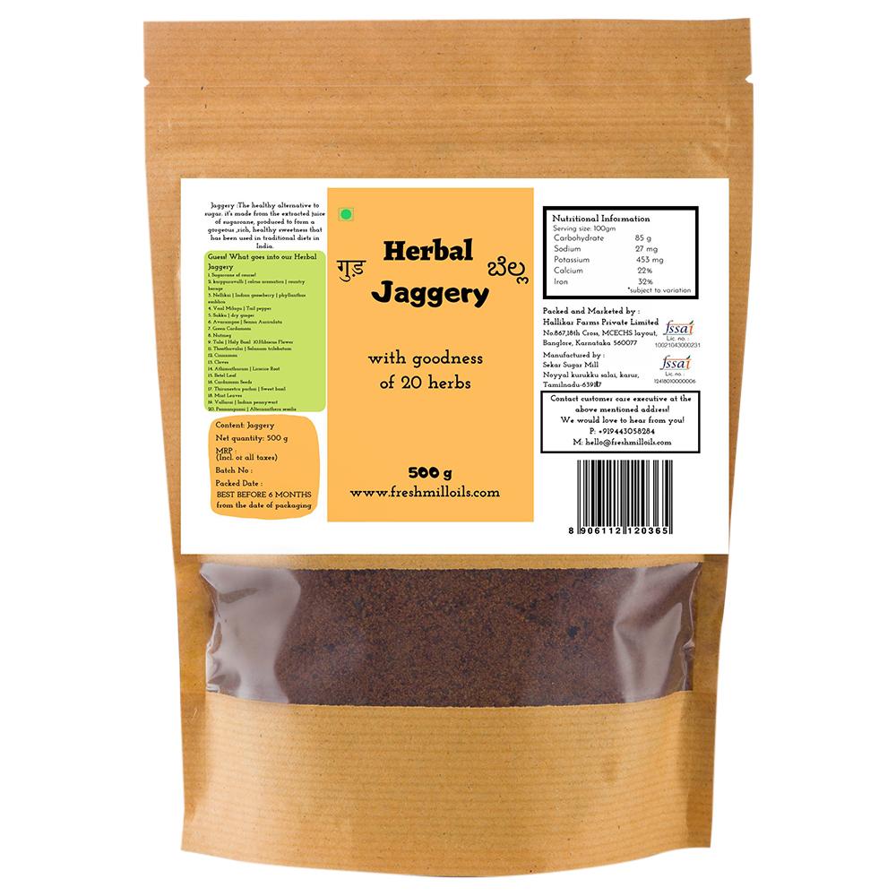 Freshmill Herbal Jaggery 500 g
