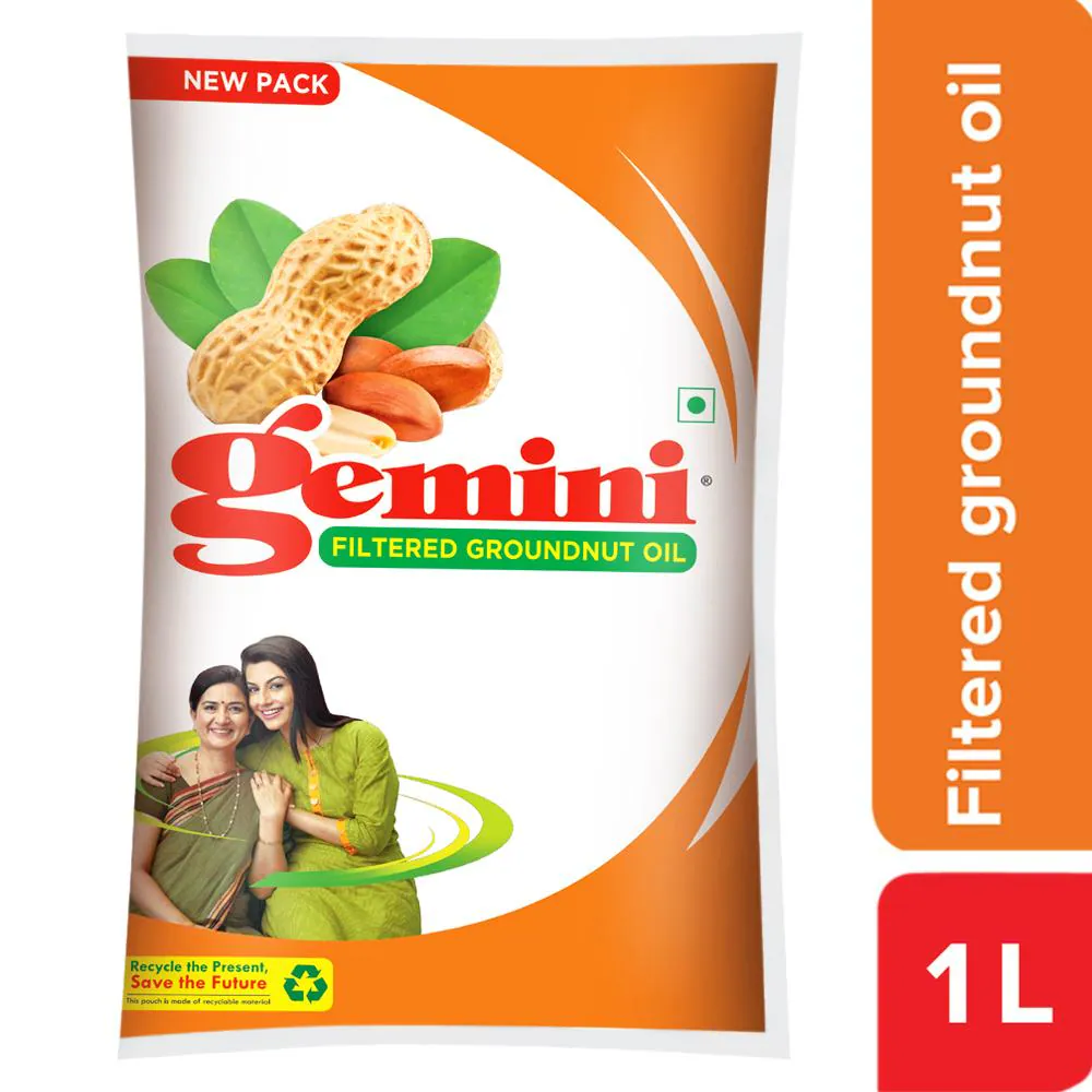Gemini Filtered Groundnut Oil 1 L
