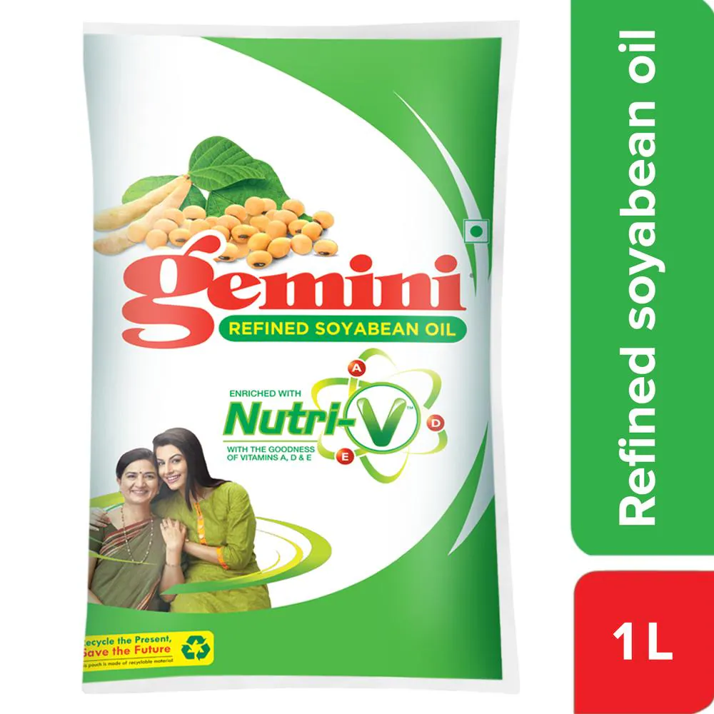 Gemini Refined Soyabean Oil 1 L