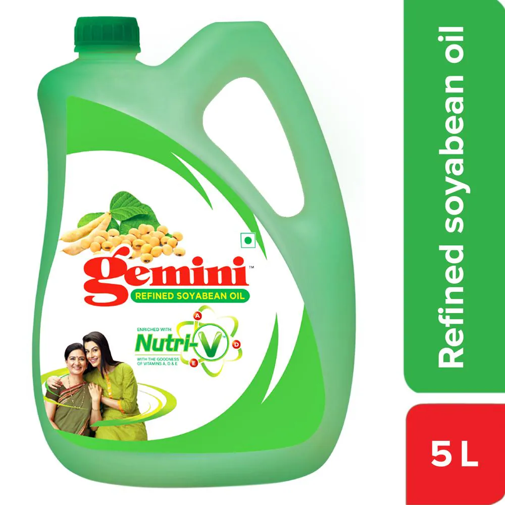 Gemini Refined Soyabean Oil 5 L