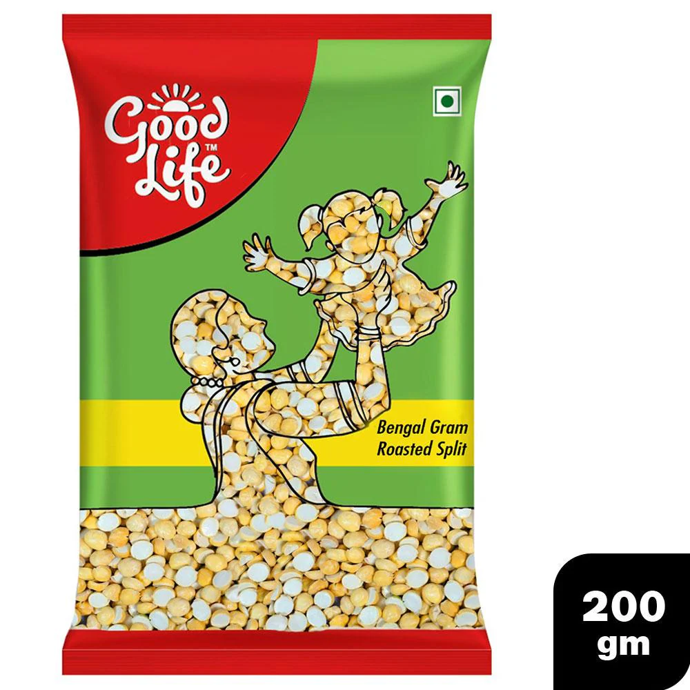 Good Life Roasted Chana Dal / Bengal Gram Split 200 g