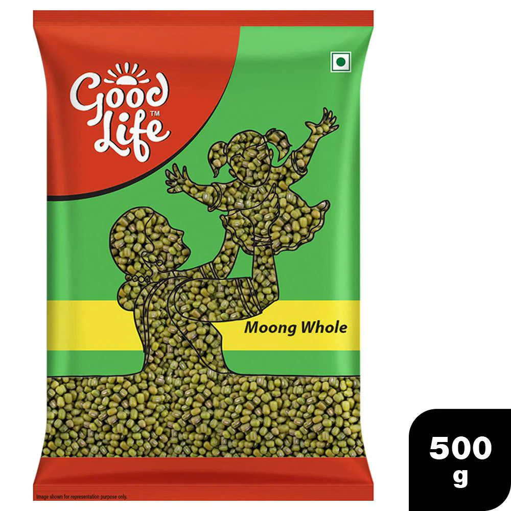 Good Life Whole Moong 500 g