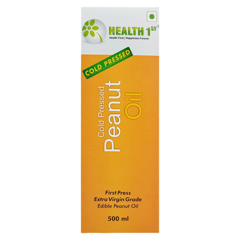 Health 1st Cold Pressed Peanut Oil 500 ml