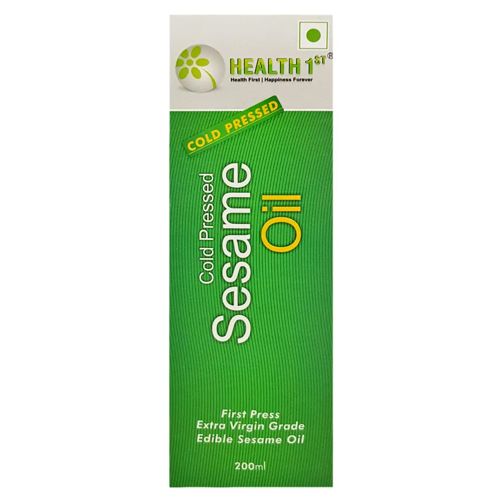 Health 1st Cold Pressed Sesame Oil 200 ml