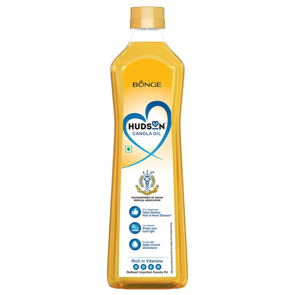 Hudson Refined Canola Oil 1 L