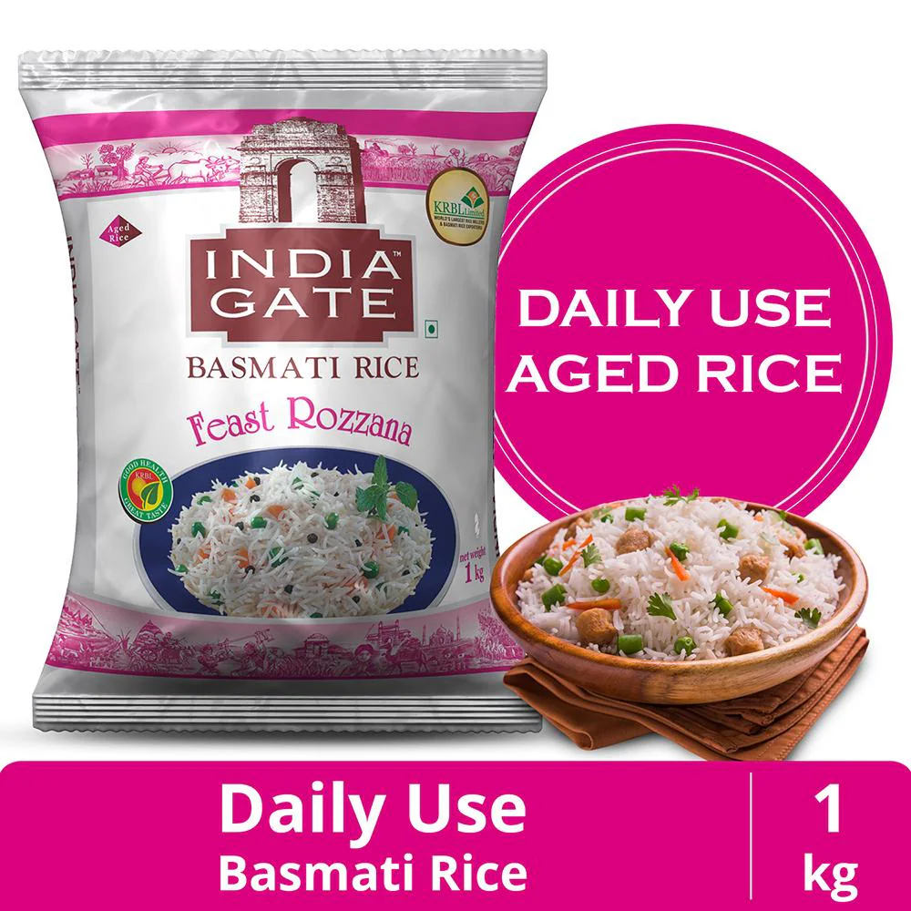 India Gate Feast Rozzana Basmati Rice 1 kg