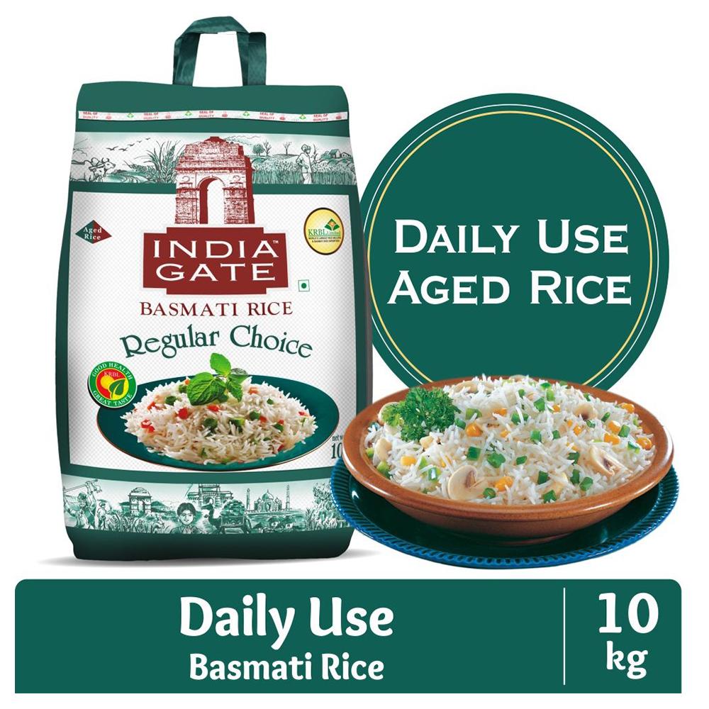 India Gate Regular Choice Basmati Rice 10 kg