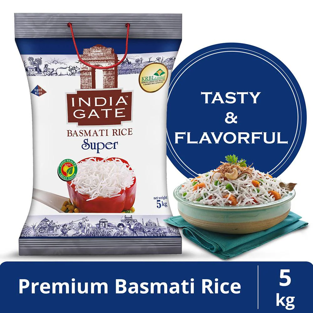 India Gate Super Basmati Rice 5 kg