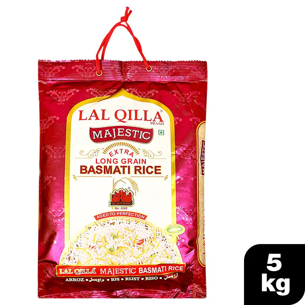 Lal Qilla Majestic Extra Long Grain Basmati Rice 5 kg