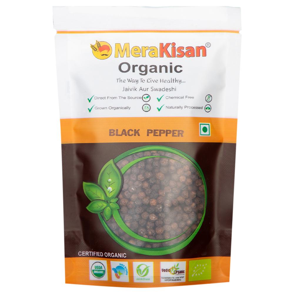 MeraKisan Organic Black Pepper 100 g  