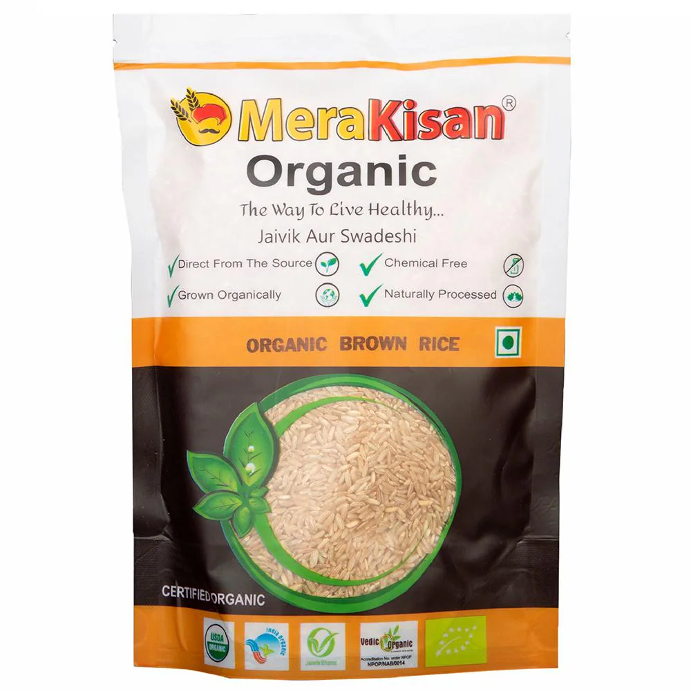 MeraKisan Organic Brown Rice 500 g