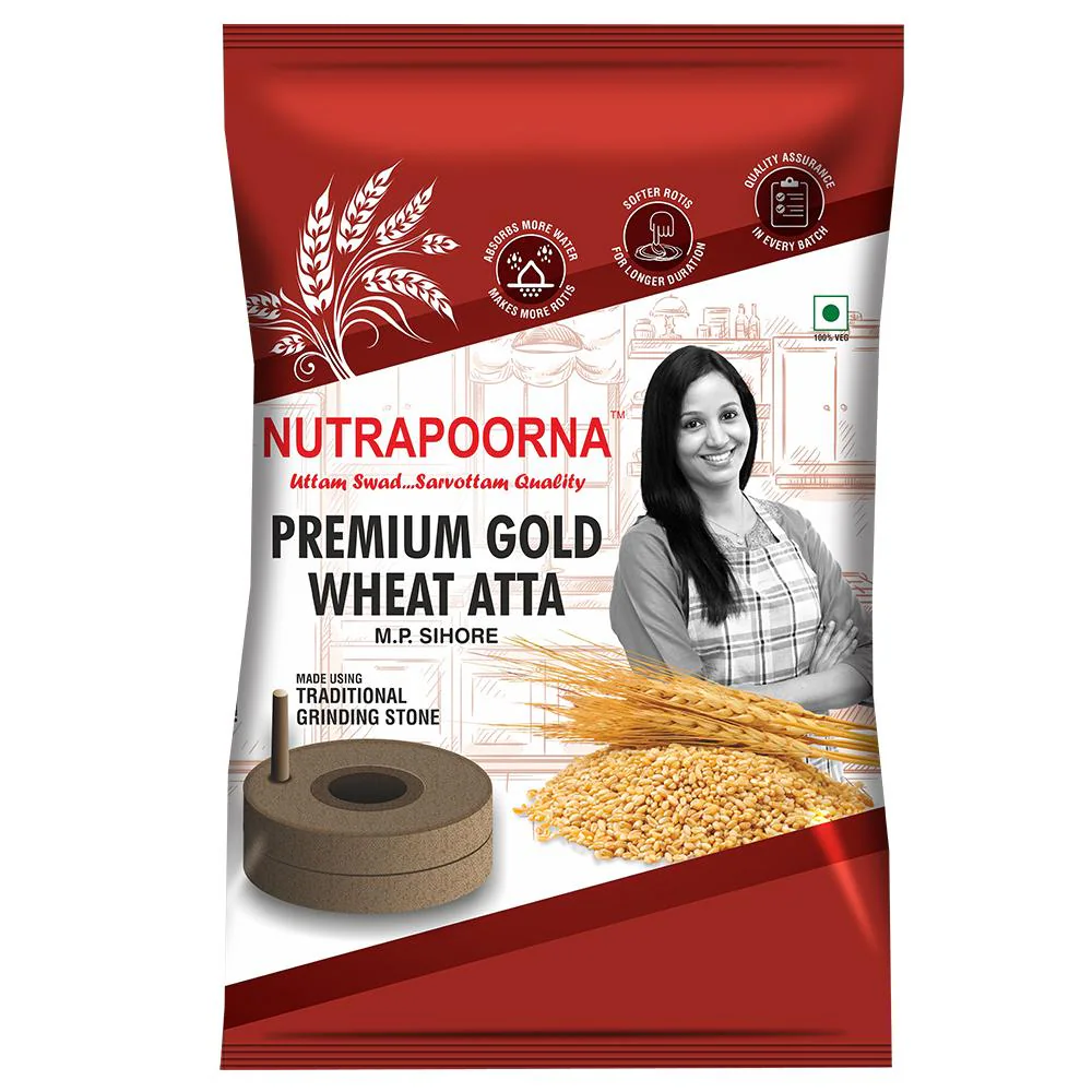 Nutrapoorna Gold Premium Wheat Atta 5 kg