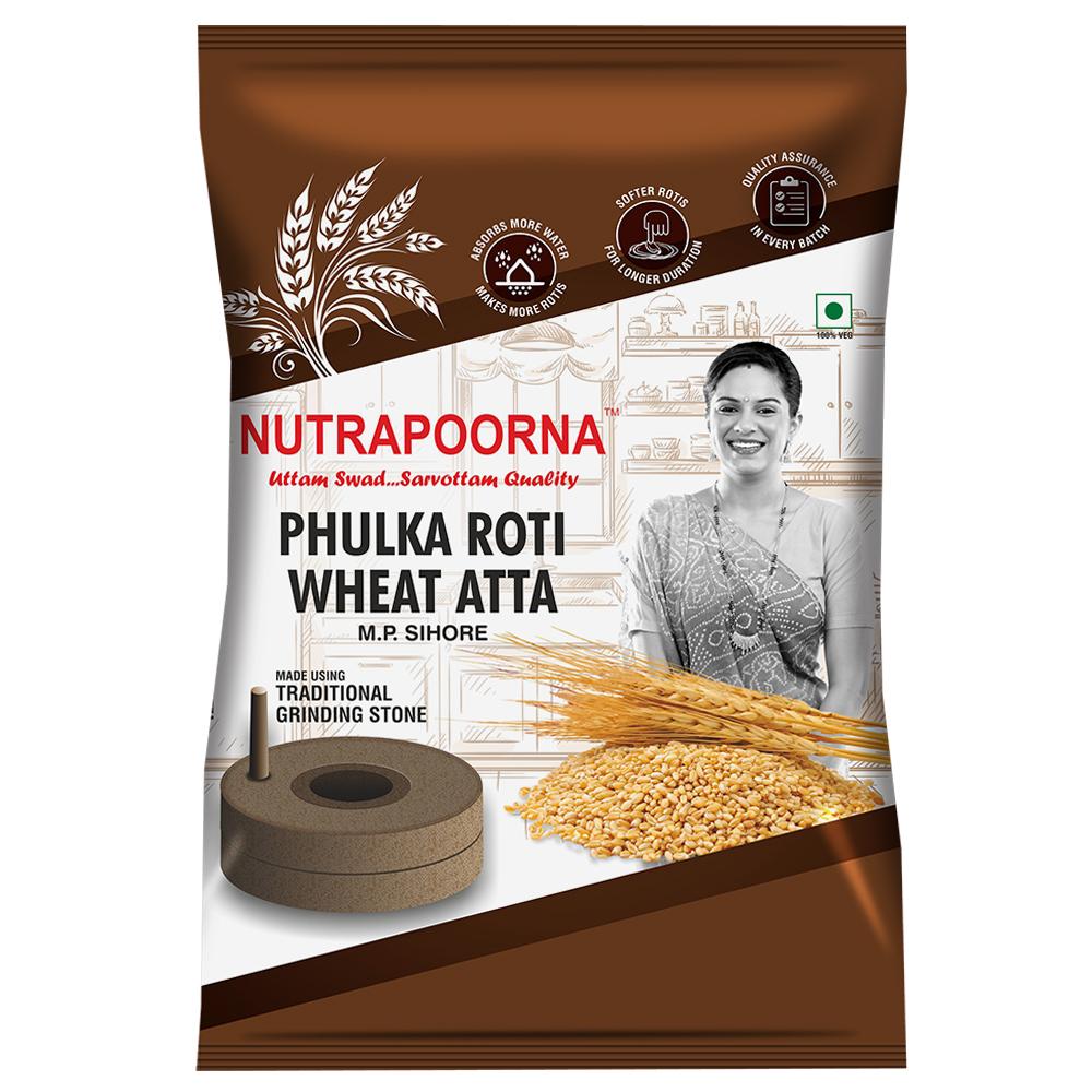 Nutrapoorna Phulka Roti Wheat Atta 5 kg