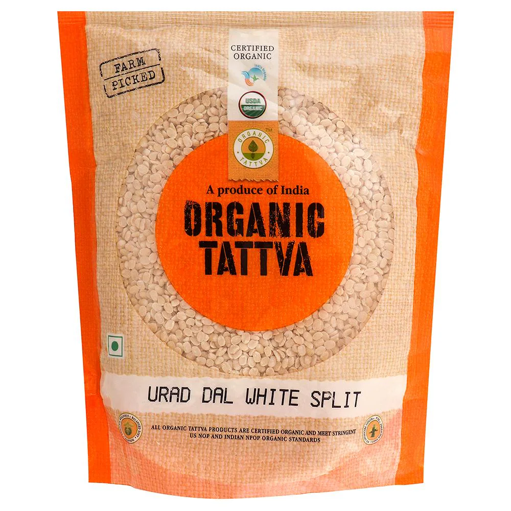 Organic Tattva Organic White Urad Dal 500 g