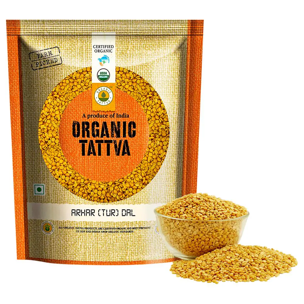 Organic Tattva Tur / Arhar Dal 500 g