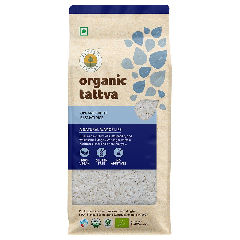 Organic Tattva White Basmati Rice 1 kg