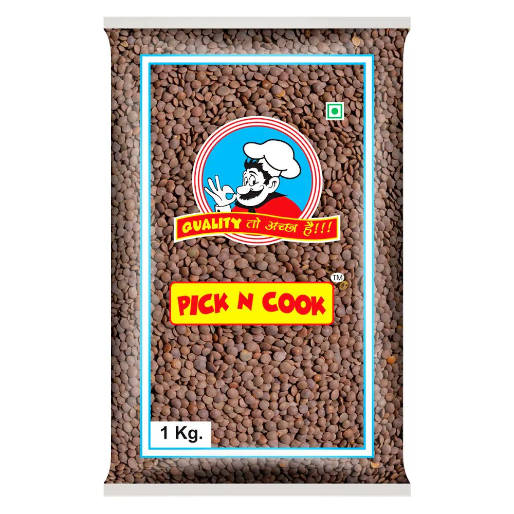 Pick N Cook Black Whole Masoor 1 kg