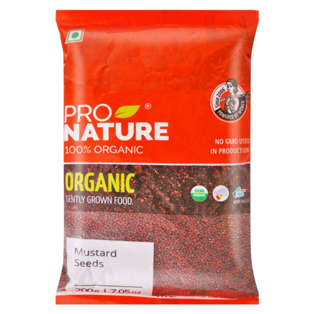 Pro Nature 100% Organic Mustard Seeds 200 g