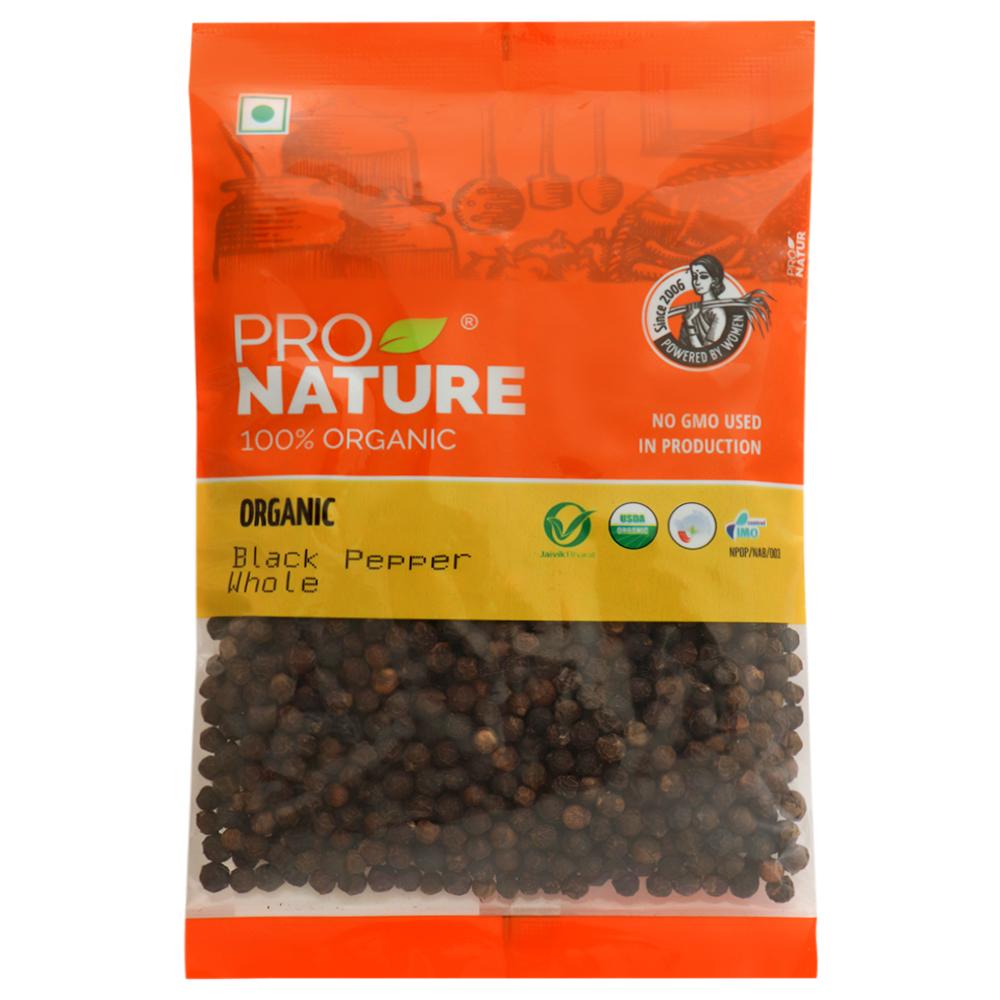 Pro Nature 100% Organic Black Pepper 100 g