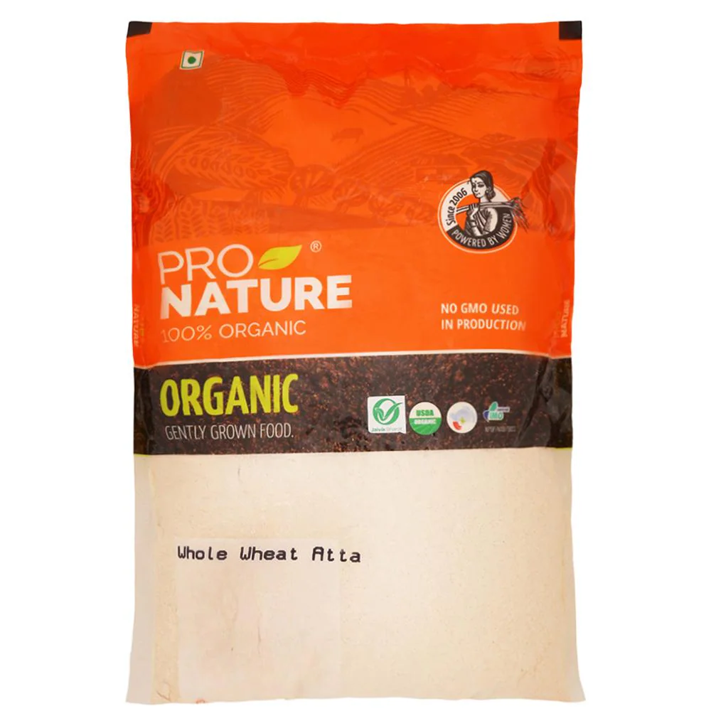 Pro Nature Organic Whole Wheat Atta 1 kg