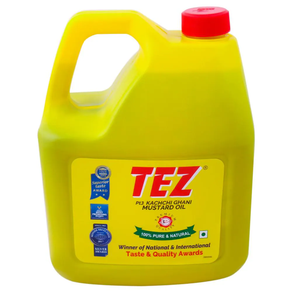 Tez Kachi Ghani Mustard Oil 5 L